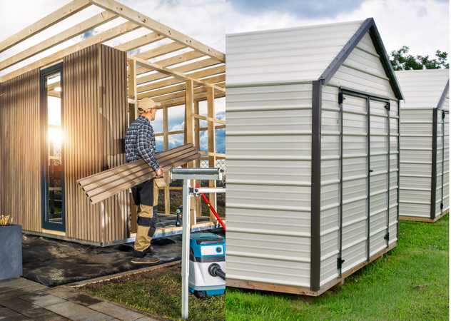 Building a shed vs a ready shed